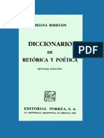 Beristáin, H. Diccionario de retórica y poética