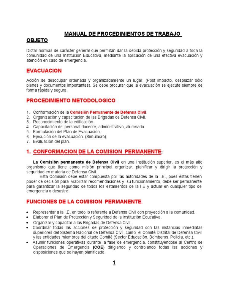 Manual de Brigadas de Emergencia Escolar | PDF | Defensa Civil | Valores