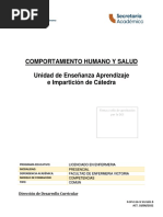 Comportamiento Humano y Salud