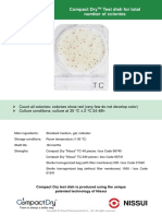 CompactDryTM TC Test dish for total number of colonies_