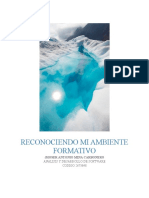 Reconociendo Mi Ambiente Formativo