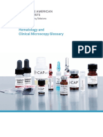 2019 Hematology Clinical Microscopy Glossary