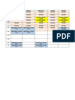 HORARIO DE CLASES