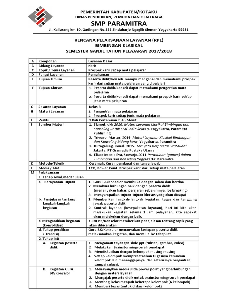 Prospek Karir Setiap Mata Pelajaran | PDF | Karier & Perkembangan ...