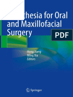 Anesthesia For Oral and Maxillofacial Surgery