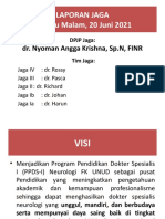 Laporan Jaga Minggu Malam, 20 Juni 2021: Dr. Nyoman Angga Krishna, SP.N, FINR