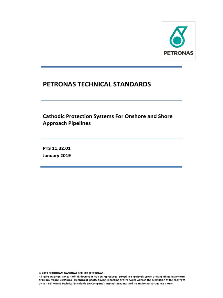 Cathodic Protection Systems For Onshore and Shore Approach Pipelines ...