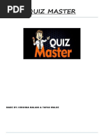 QUIZ MASTER - Docx Complete