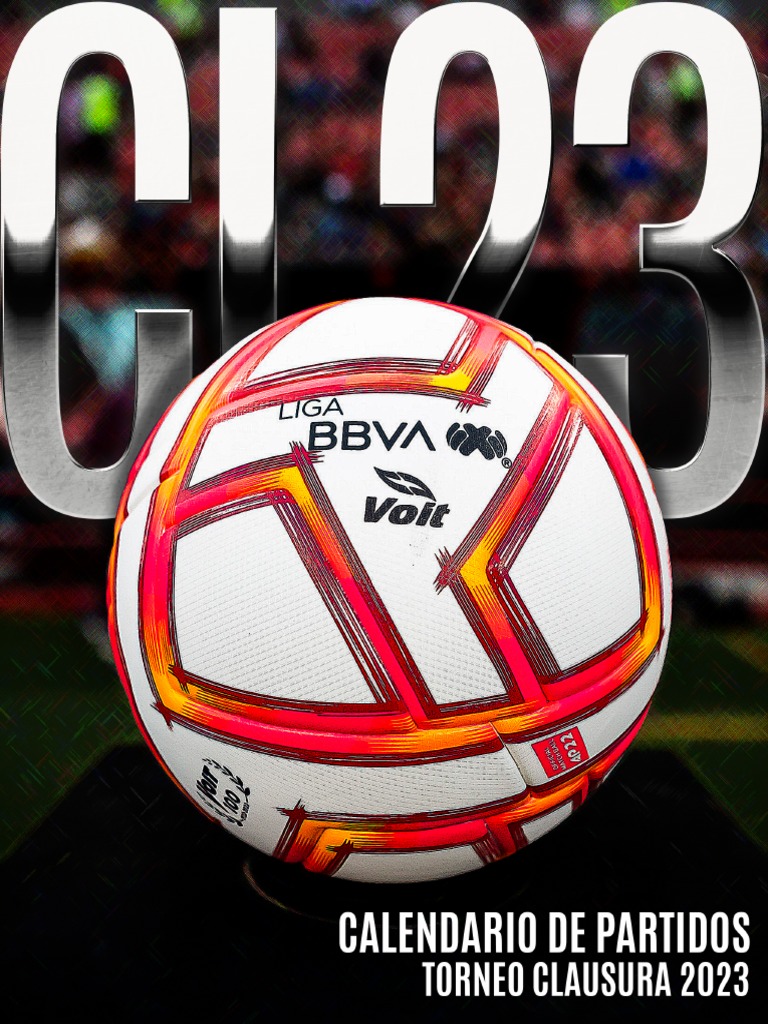 Calendario Clausura 2023 17 Jornadas | PDF | Asociación de Futbol