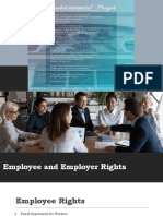 Employee and Employer Rights