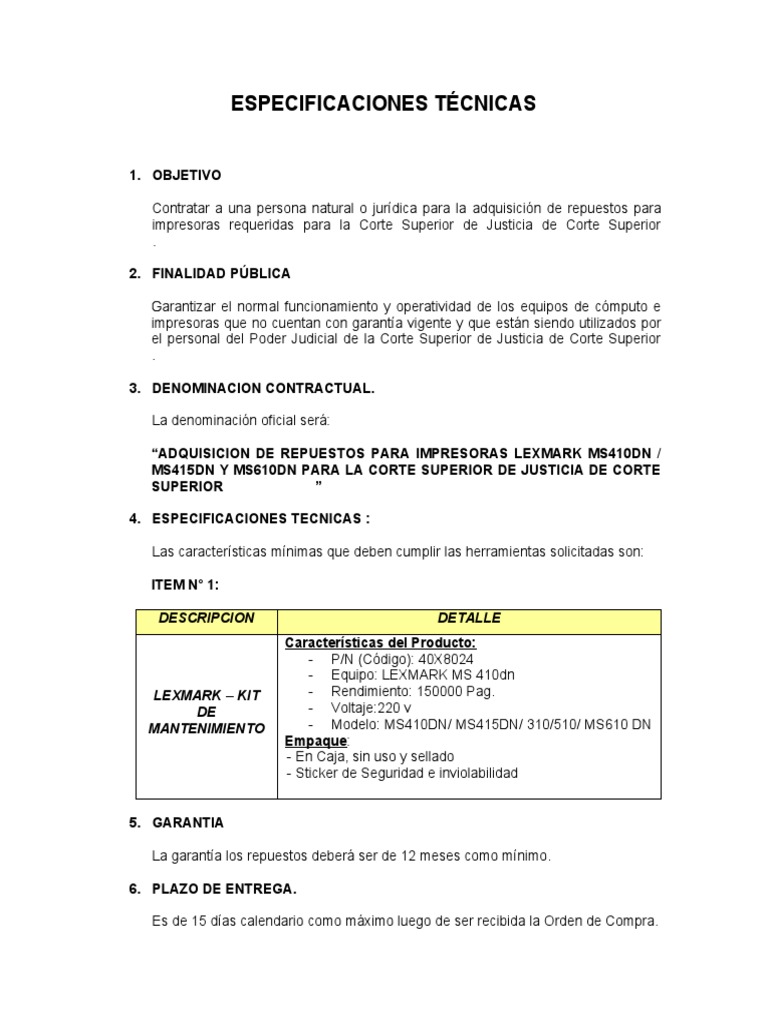 Kit de Mantenimiento Lexmark Ms410dn ms415dn 310510 ms610dn