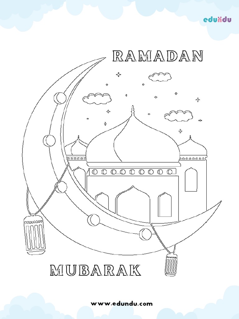 Mewarnai Di Rumah Tema RAMADAN | PDF