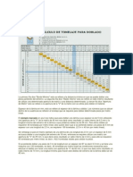 Calculo de Tonelaje para Doblez