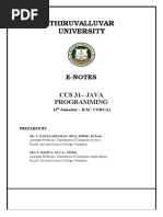 432 Bcs3&Bca31 Java Programming