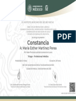 Constancia Triage Profesional Medico