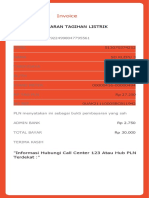 Invoice: Struk Pembayaran Tagihan Listrik