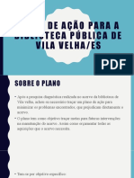 Plano de ação para melhoria da Biblioteca Pública de Vila Velha