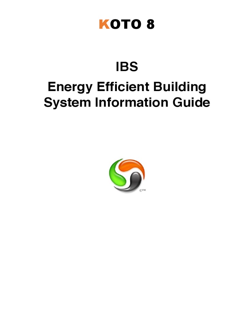 Koto 8 Energy Efficient Building System | PDF | Concrete | Roof