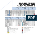 KALENDER PENDIDIKAN SMP