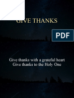 Give Thanks