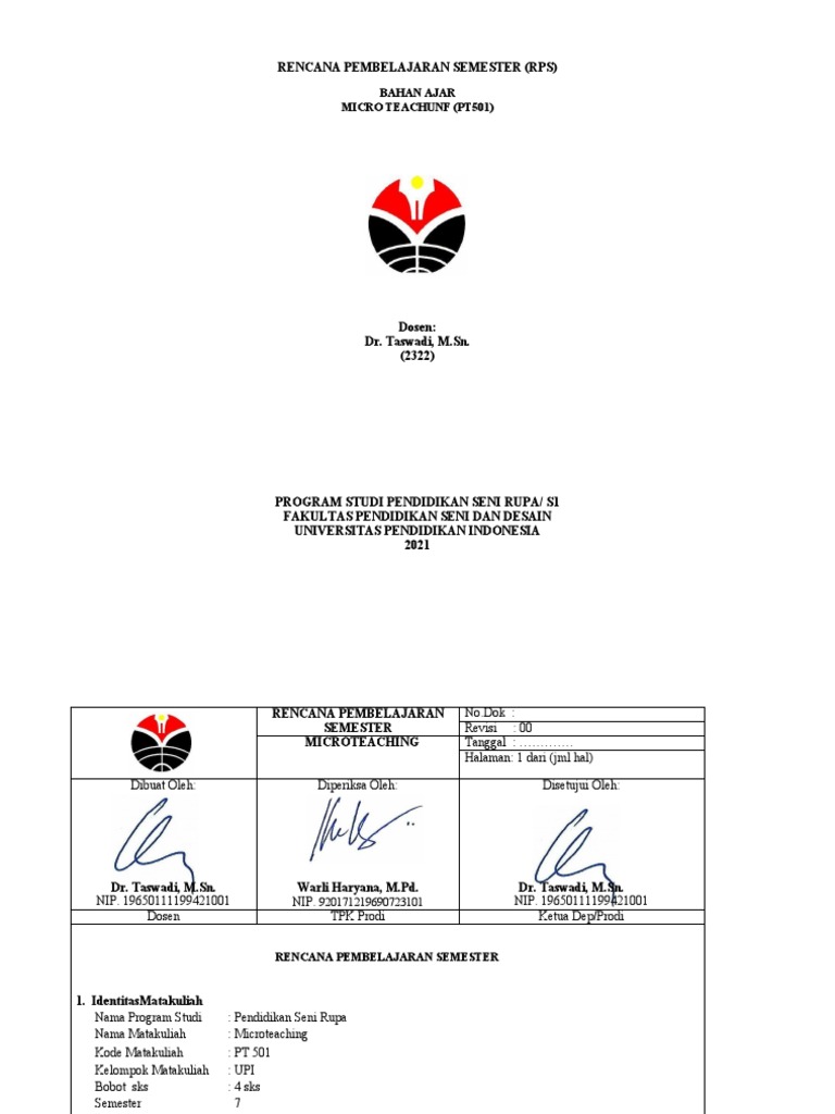 RPS - Microteaching Jadi | PDF
