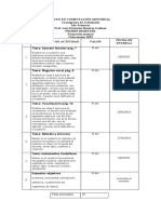 2 Primaria Cronograma 2023 PRIMER BIMESTRE Primaria Musica