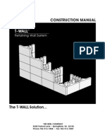 T-Wall: Construction Manual