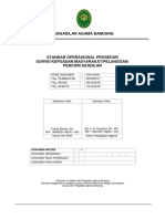 SOP Survey Kepuasan Masyarakat Pelanggan Pencari Keadilan