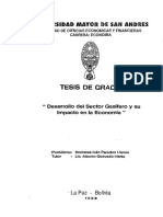 Tesis Modelo Económico Del Sector Petrolero