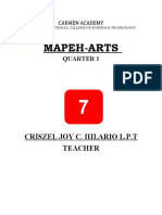 G-7 Mapeh - Arts Module