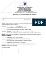 Filipino Third Exam 2nd - 082819