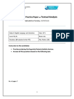 DP 1 Eng HL&SL - Batch 2023 - UT Practice Paper