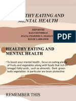 Healthy Eating and Mental Health