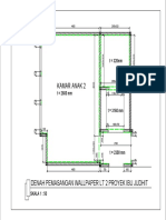 Wallpaper Installation Plan for 2nd Floor of Ibu Judhit Project