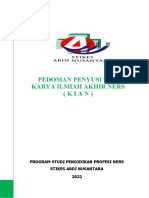 Pedoman Penyusunan Karya Ilmiah Akhir Ners.2022