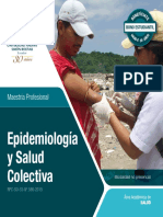 Maestría en Epidemiología y Salud Colectiva: modalidad no presencial