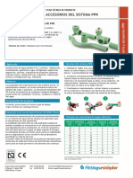 Fittings Fichas Técnicas PPR TUBERIAS