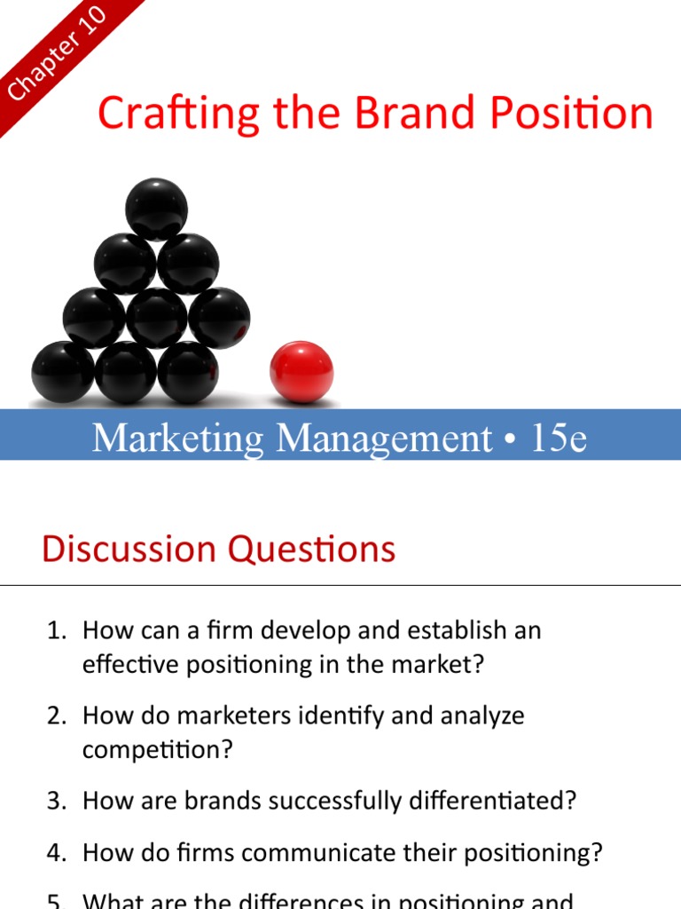Ch 10 Crafting Brand Positioning Download Free Pdf Brand Marketing