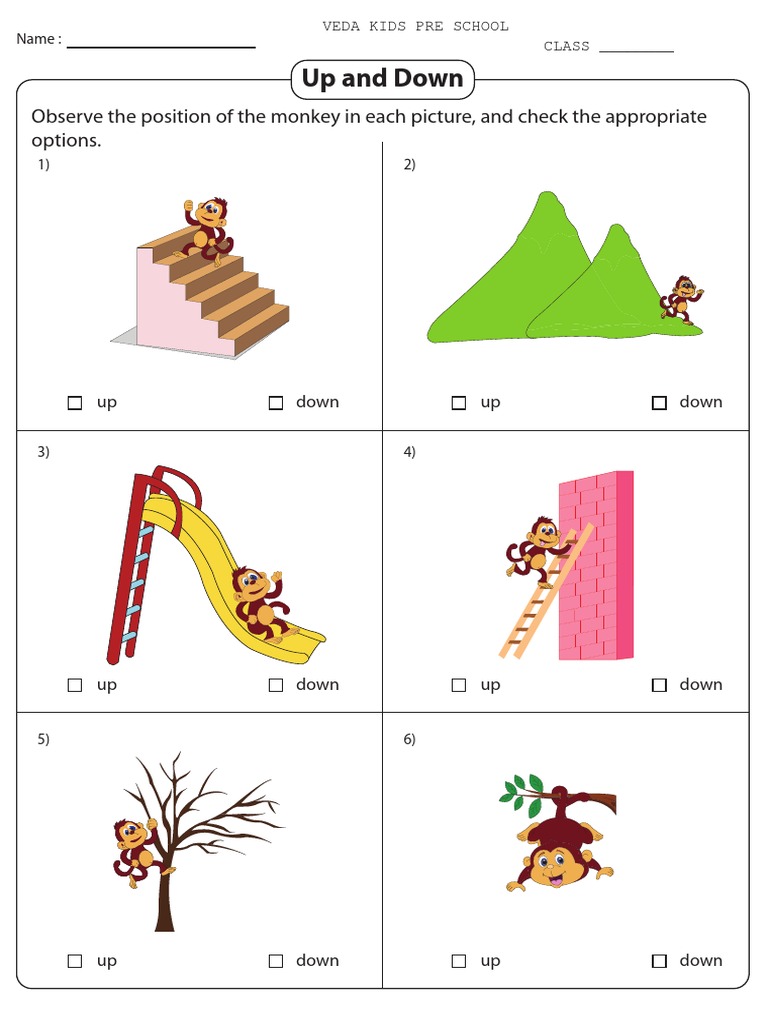 Up Down Prekg | PDF