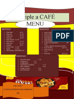 Daftar Menu Taurus Cafe