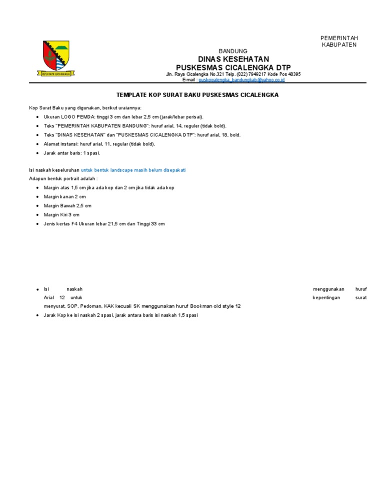 KOP SURAT (Landscape)  PDF