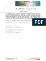 AUSPOS GPS Processing Report: September 5, 2022