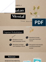 Teori Kesehatan Mental