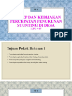 Konsep dan Kebijakan Percepatan Penurunan Stunting di Desa