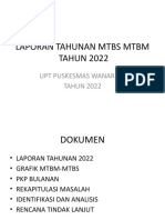 Laporan Tahunan MTBS MTBM Puskesmas Wanaraja 2022