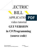 ELECTRIC BILL Application Source Code