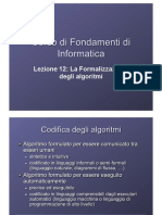 L12-Formalizzazione Algoritmi