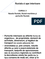 Navigatie Fluviala Si Ape Interioare: Cursul 3 Navele Fluviale, Fluvial-Maritime Şi Porturile Fluviale