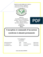 Conception Et Commande Vectorielle D'une Machine Synchrone À Aimants Permanents2 - Compressed