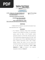 Application For Voluntary Confinement Thru Representation Form - Atty JR